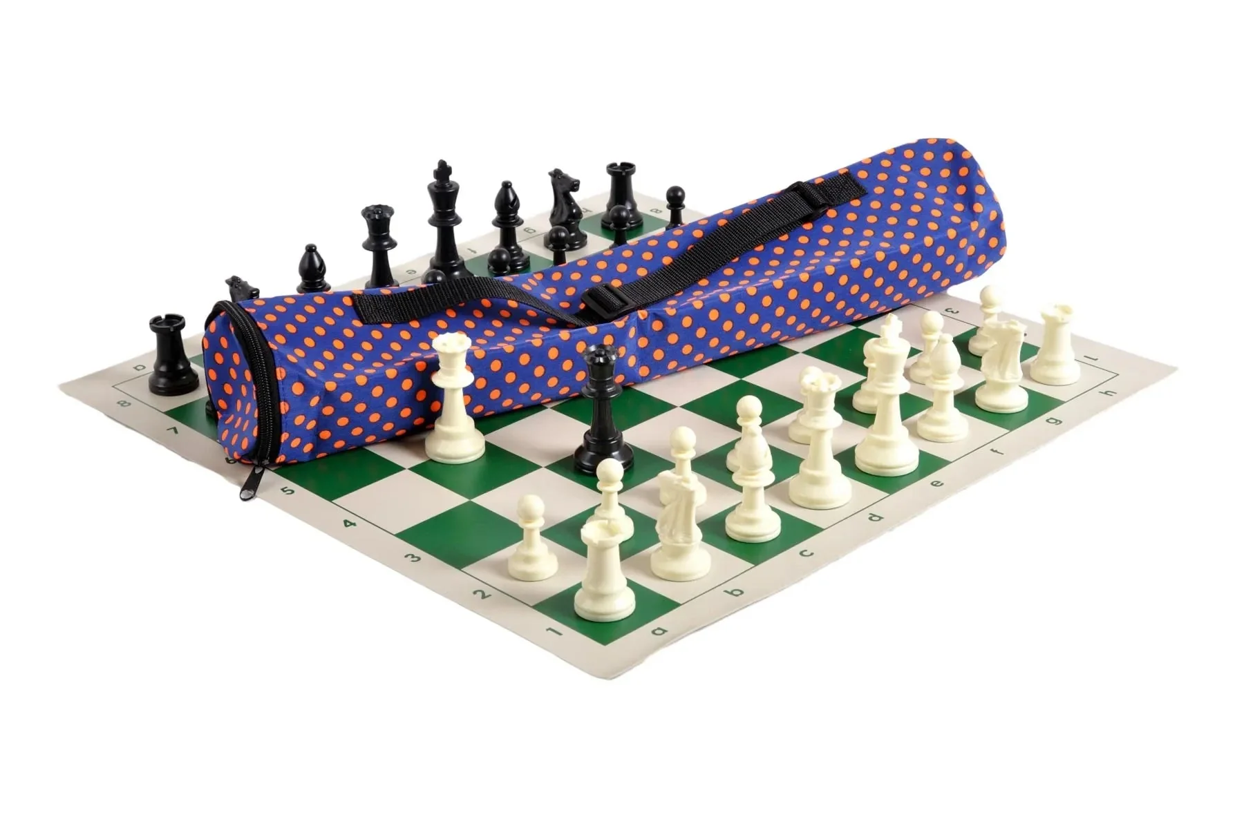 Quiver Chess Set Combination - Single Weighted Regulation Pieces | Vinyl Chess Board | Quiver Bag - Image 31