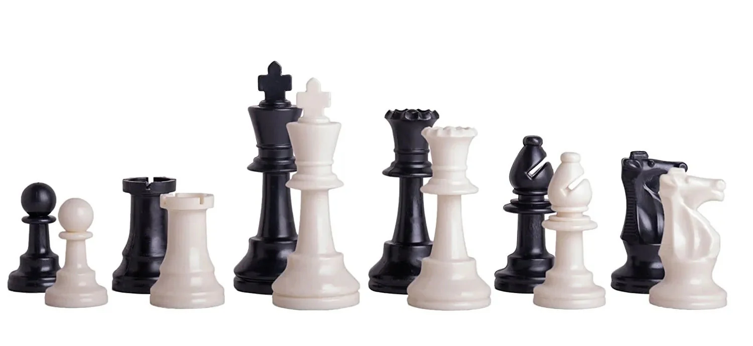 Quiver Chess Set Combination - Single Weighted Regulation Pieces | Vinyl Chess Board | Quiver Bag - Image 2