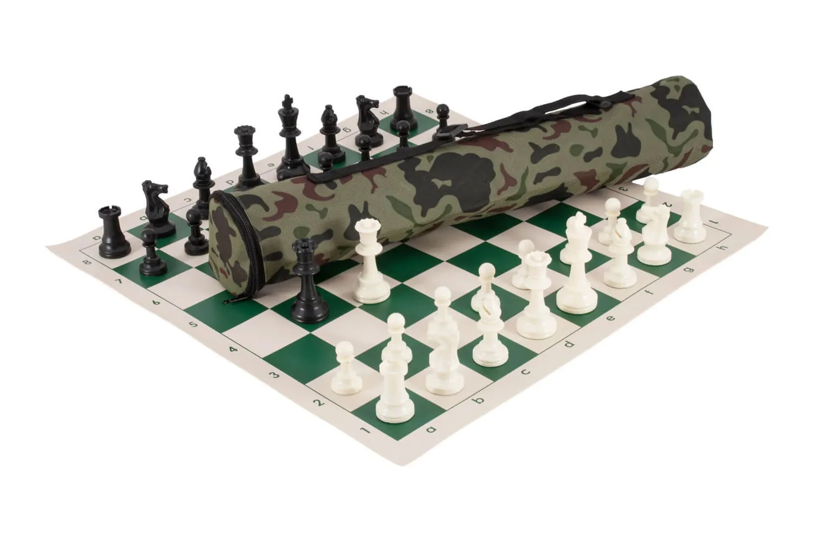Quiver Chess Set Combination - Solid Plastic Regulation Pieces | Vinyl Chess Board | Quiver Bag - Image 10