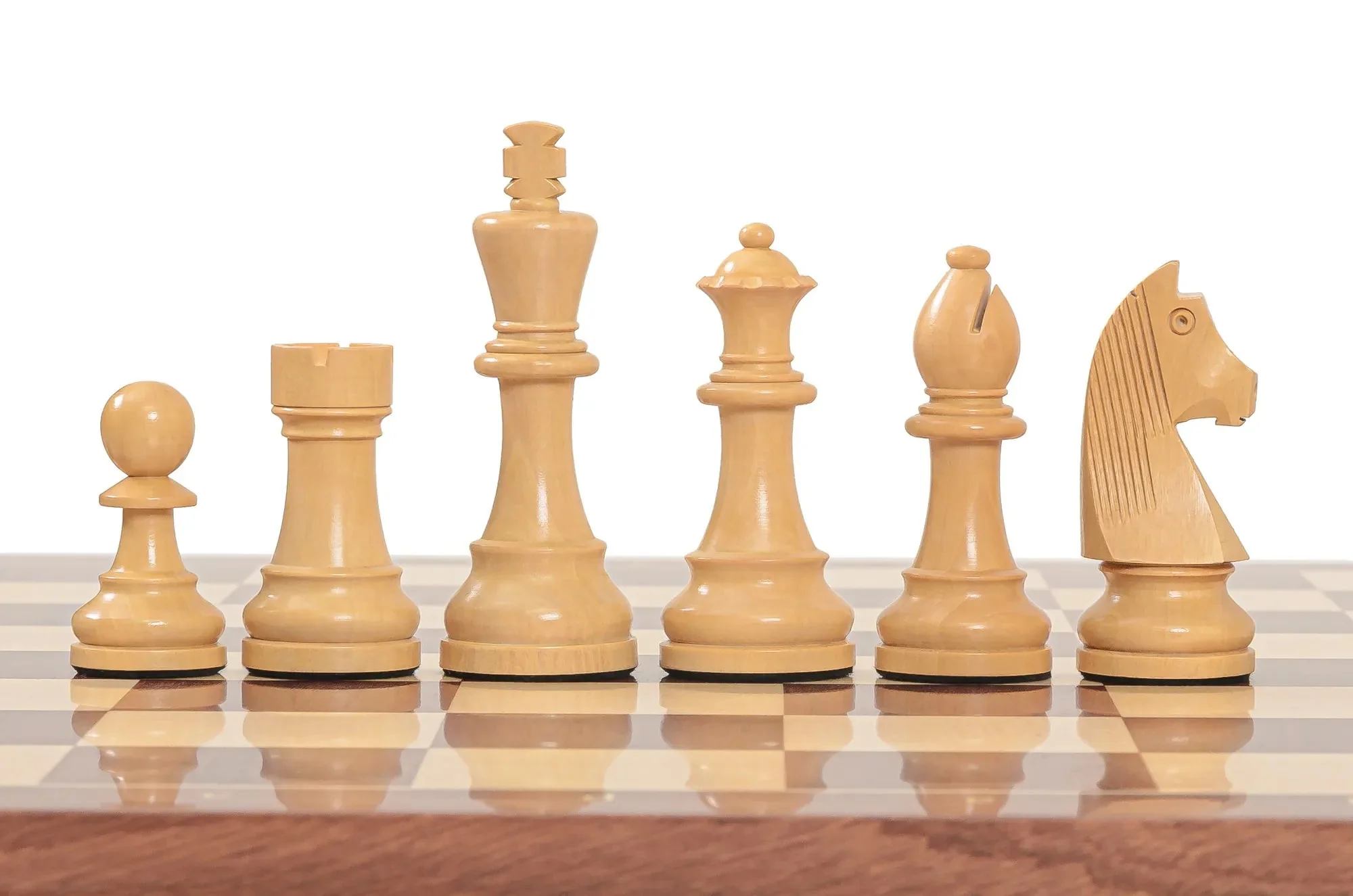 Rechapados Ferrer Chess Set and Mahogany Chess Board Combination - Image 4