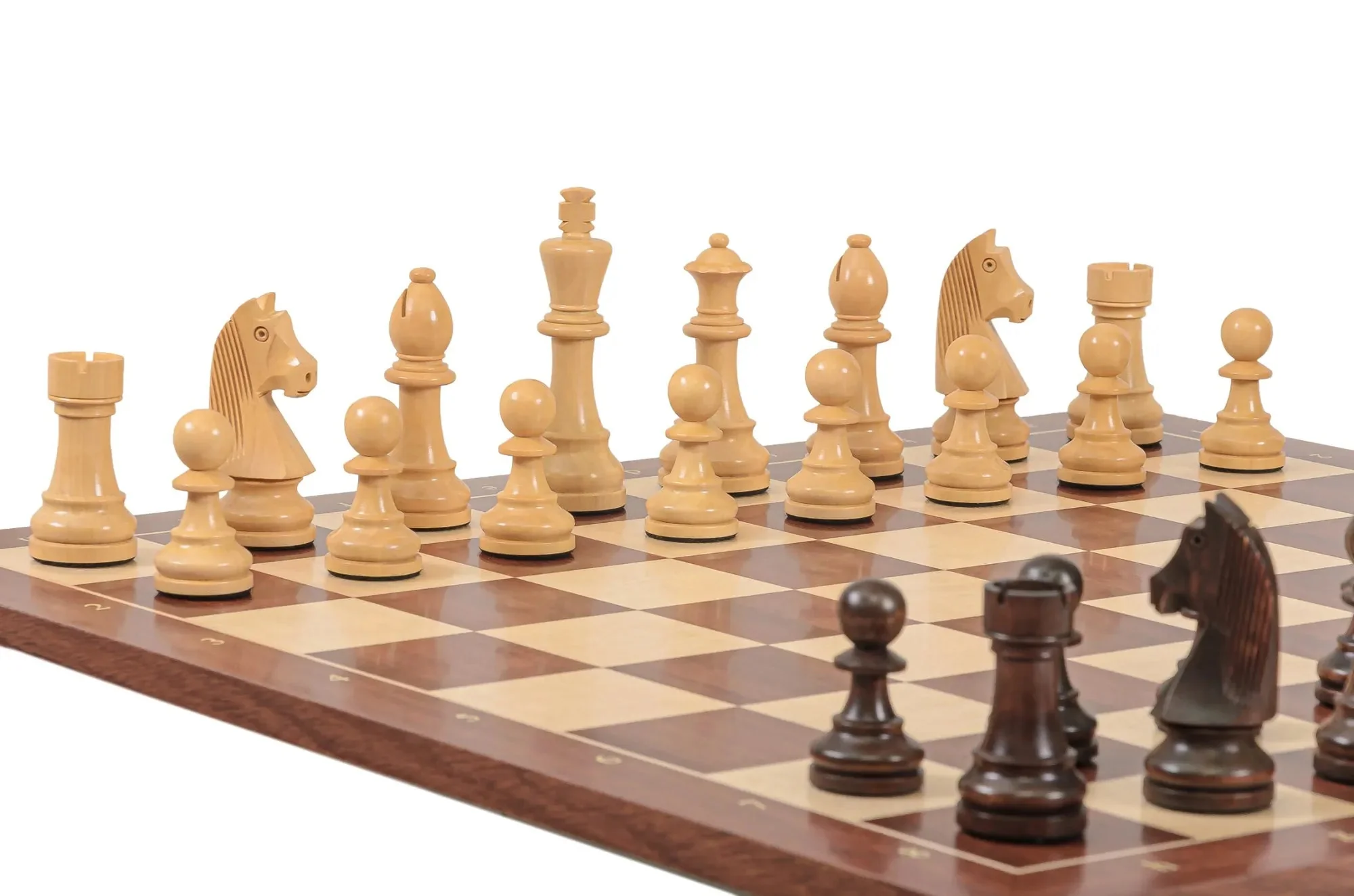 Rechapados Ferrer Chess Set and Mahogany Chess Board Combination - Image 6