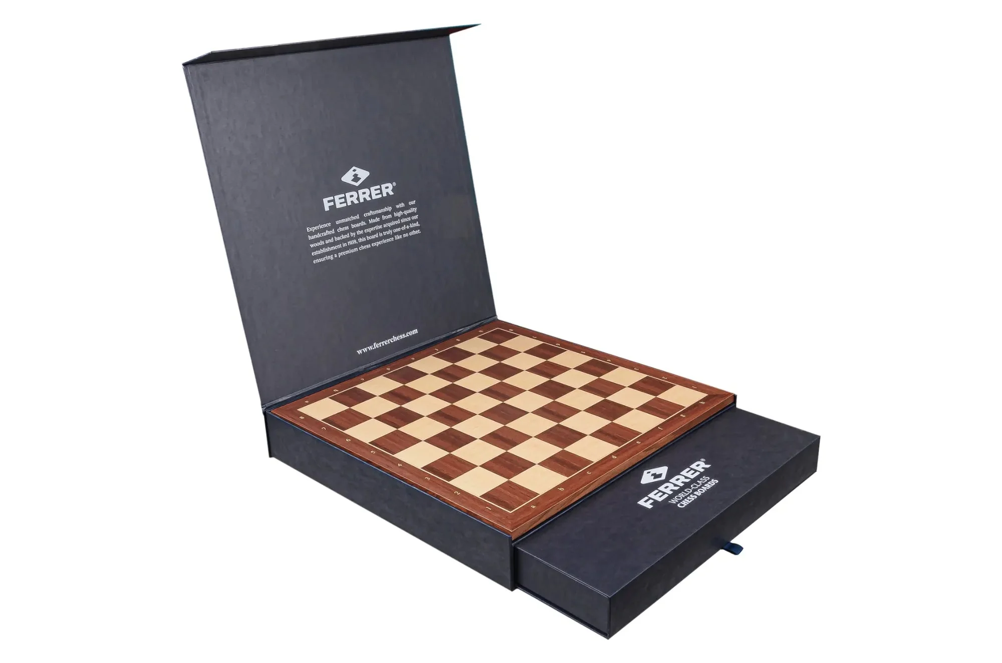 Rechapados Ferrer Chess Set and Mahogany Chess Board Combination - Image 7