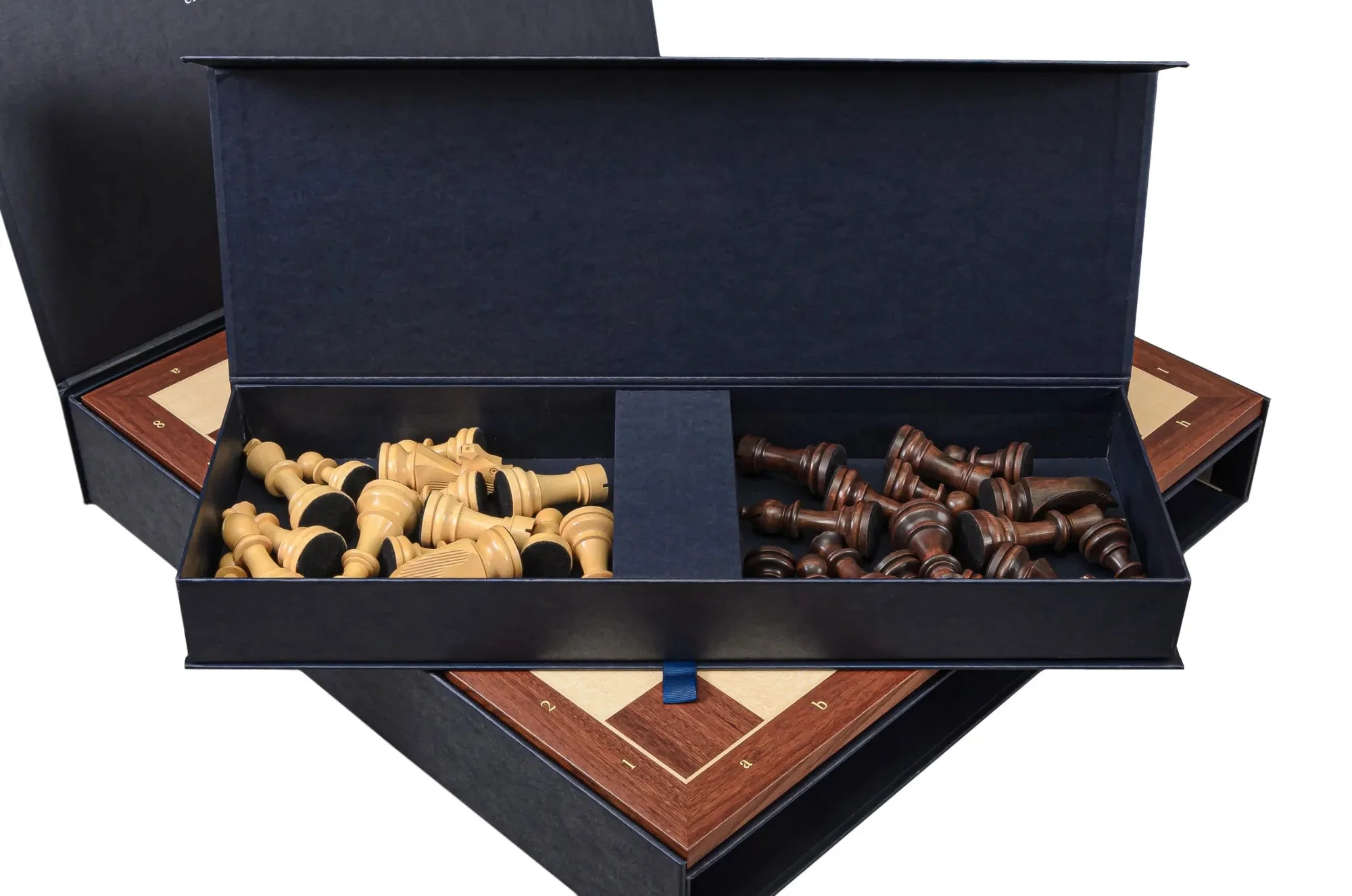 Rechapados Ferrer Chess Set and Mahogany Chess Board Combination - Image 8