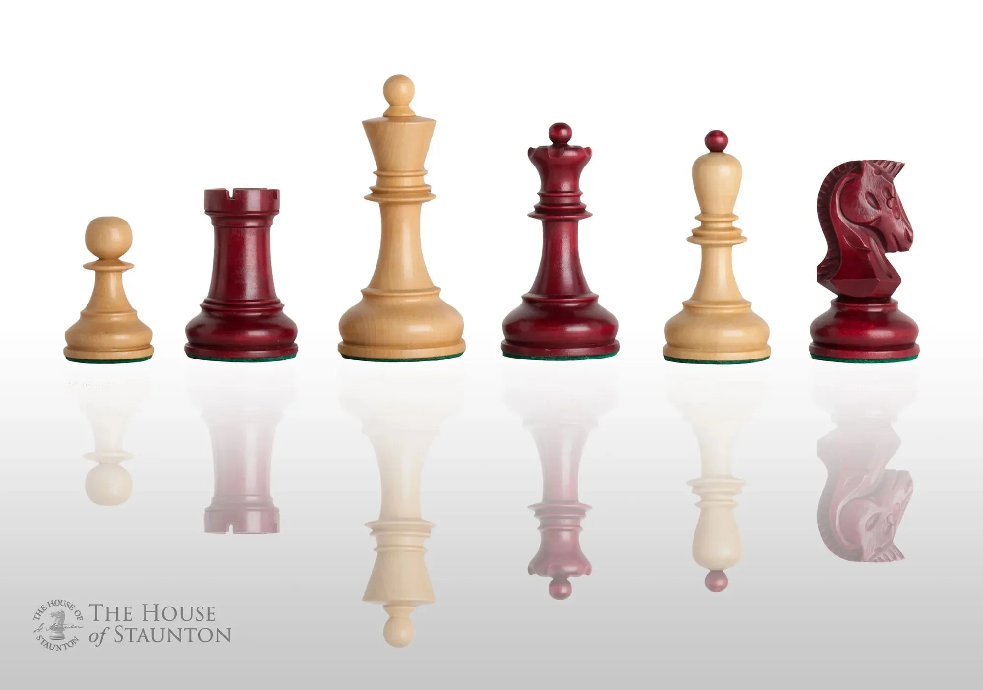 Red Mahogany Gilded and Natural Boxwood - Image 12