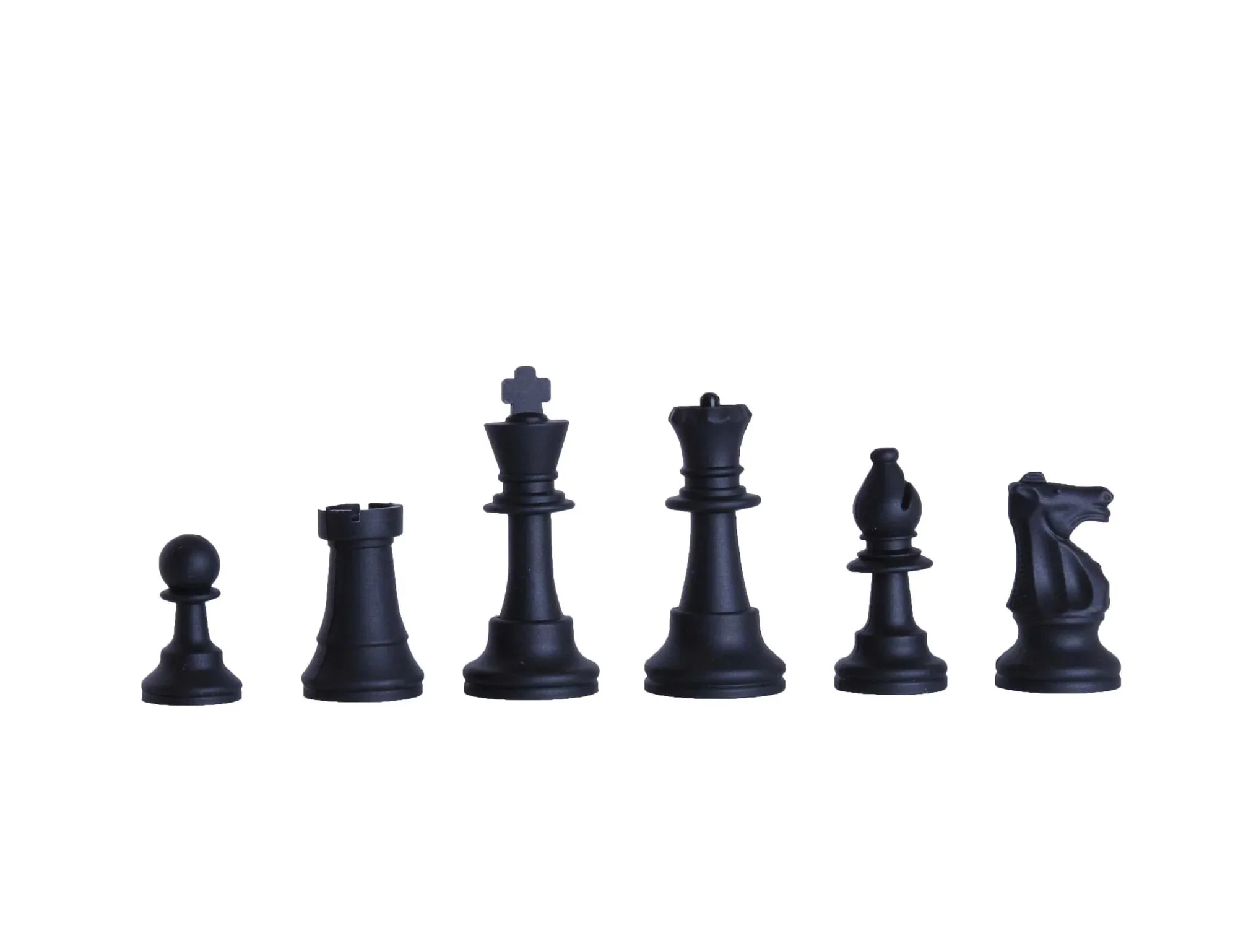 Regulation Silicone Tournament Chess Pieces - 3.5" King - Image 12