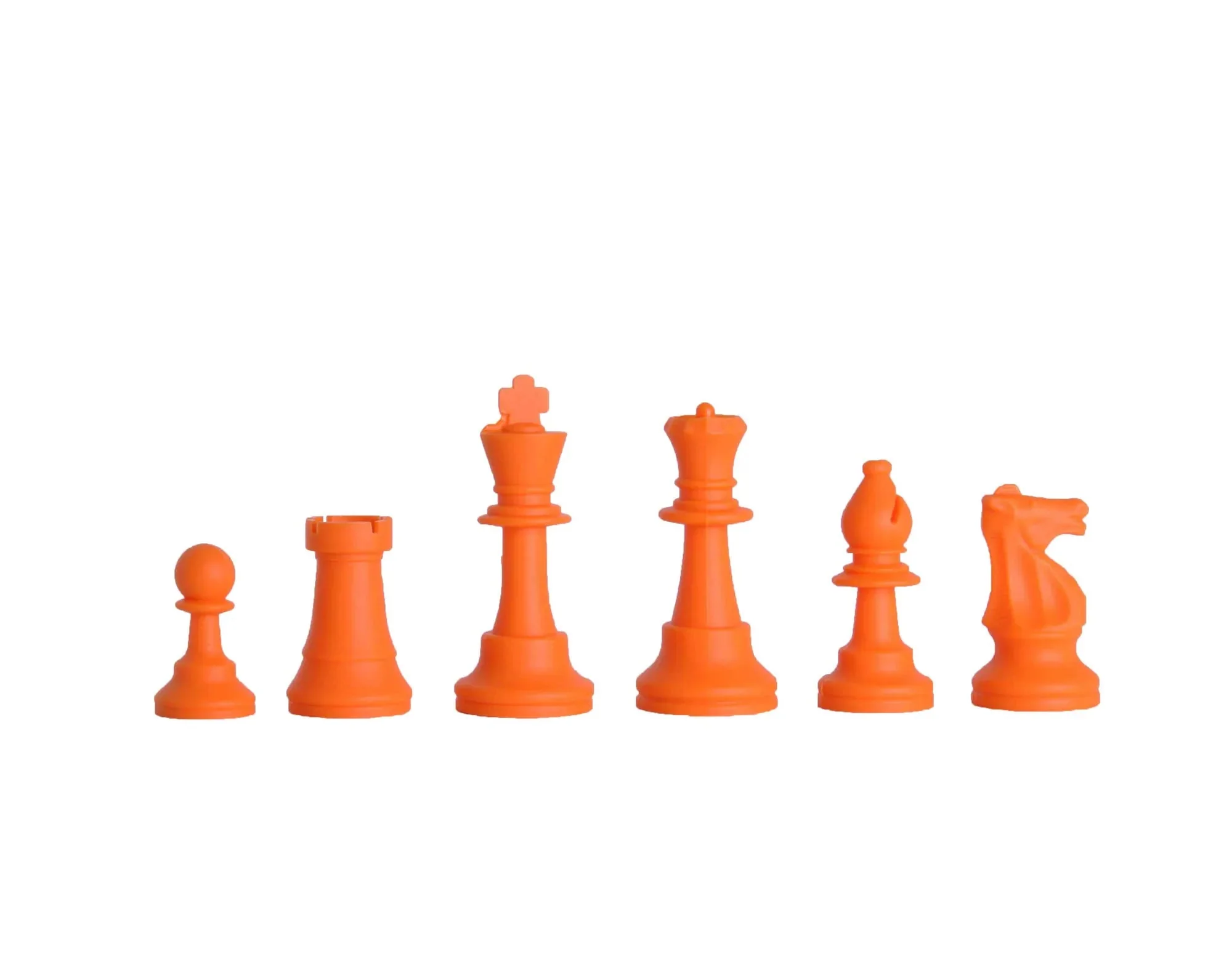 Regulation Silicone Tournament Chess Pieces - 3.5" King - Image 13