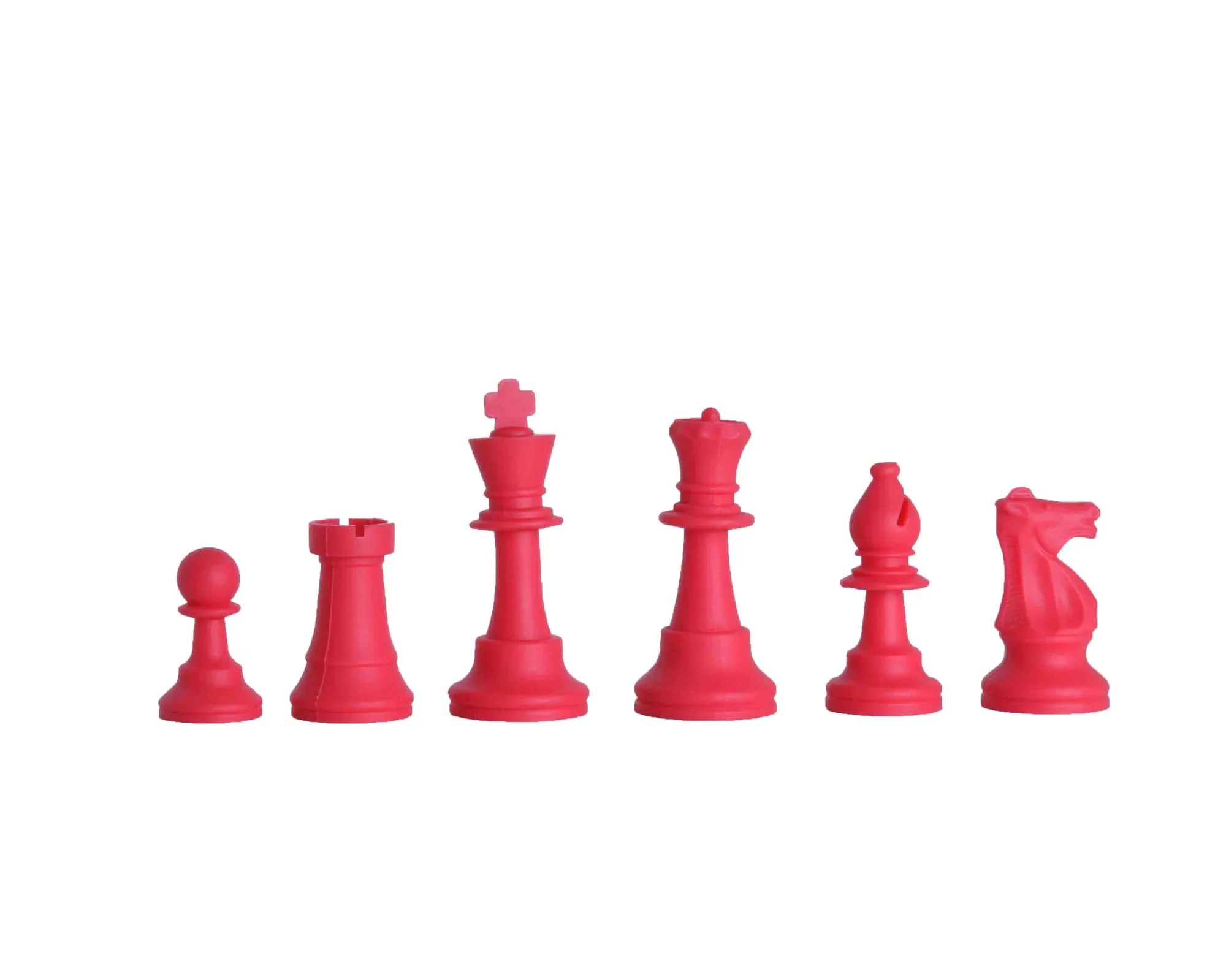 Regulation Silicone Tournament Chess Pieces - 3.5" King - Image 15