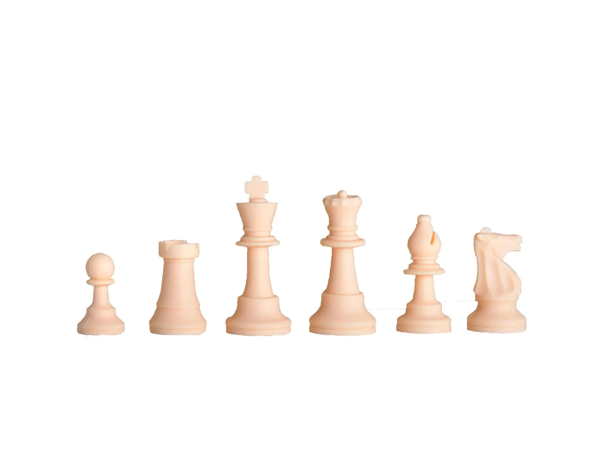 Regulation Silicone Tournament Chess Pieces - 3.5" King - Image 16