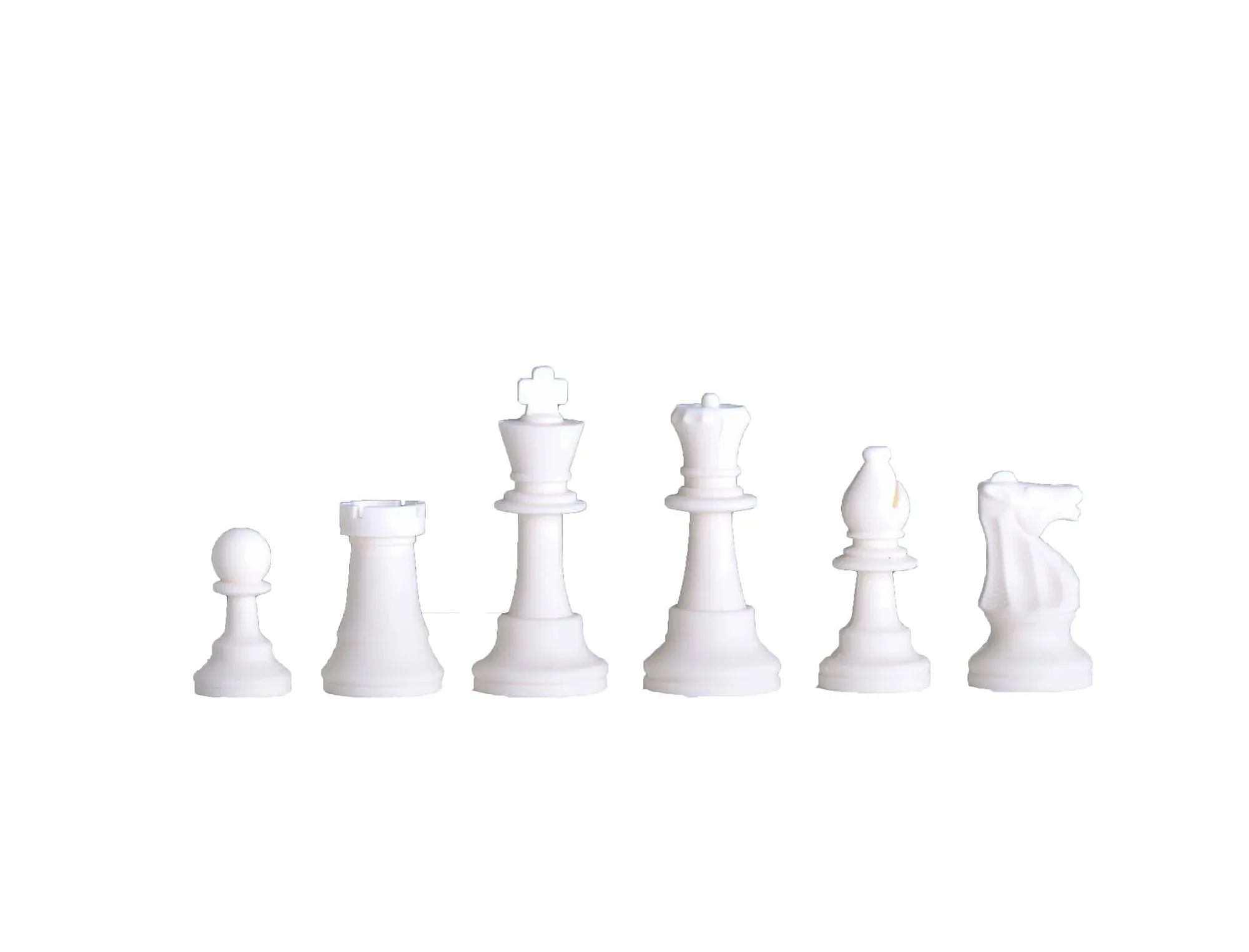 Regulation Silicone Tournament Chess Pieces - 3.5" King - Image 3