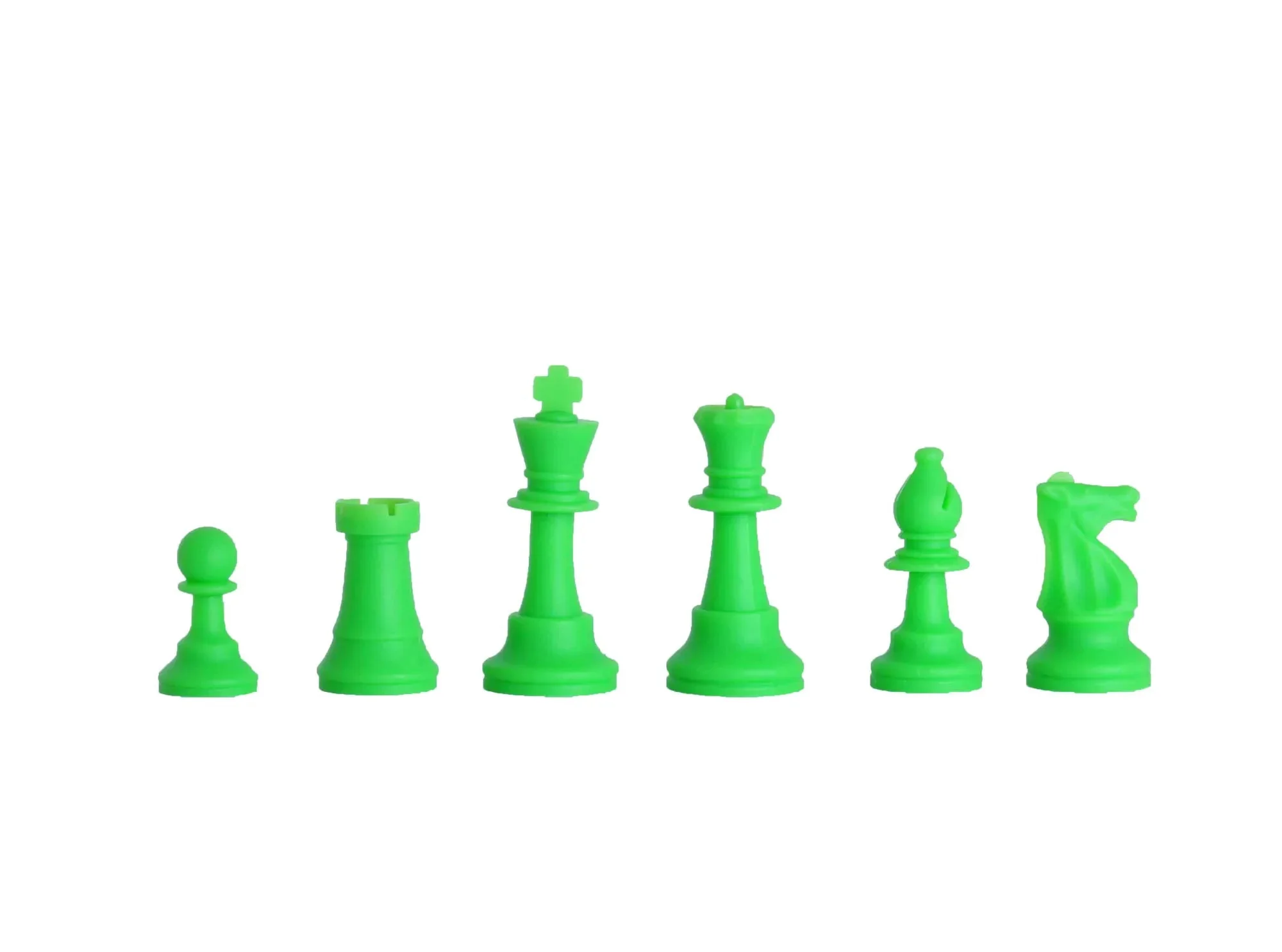 Regulation Silicone Tournament Chess Pieces - 3.5" King - Image 4