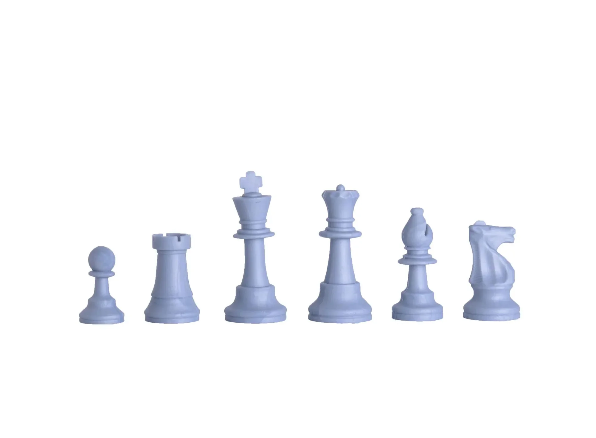 Regulation Silicone Tournament Chess Pieces - 3.5" King - Image 9