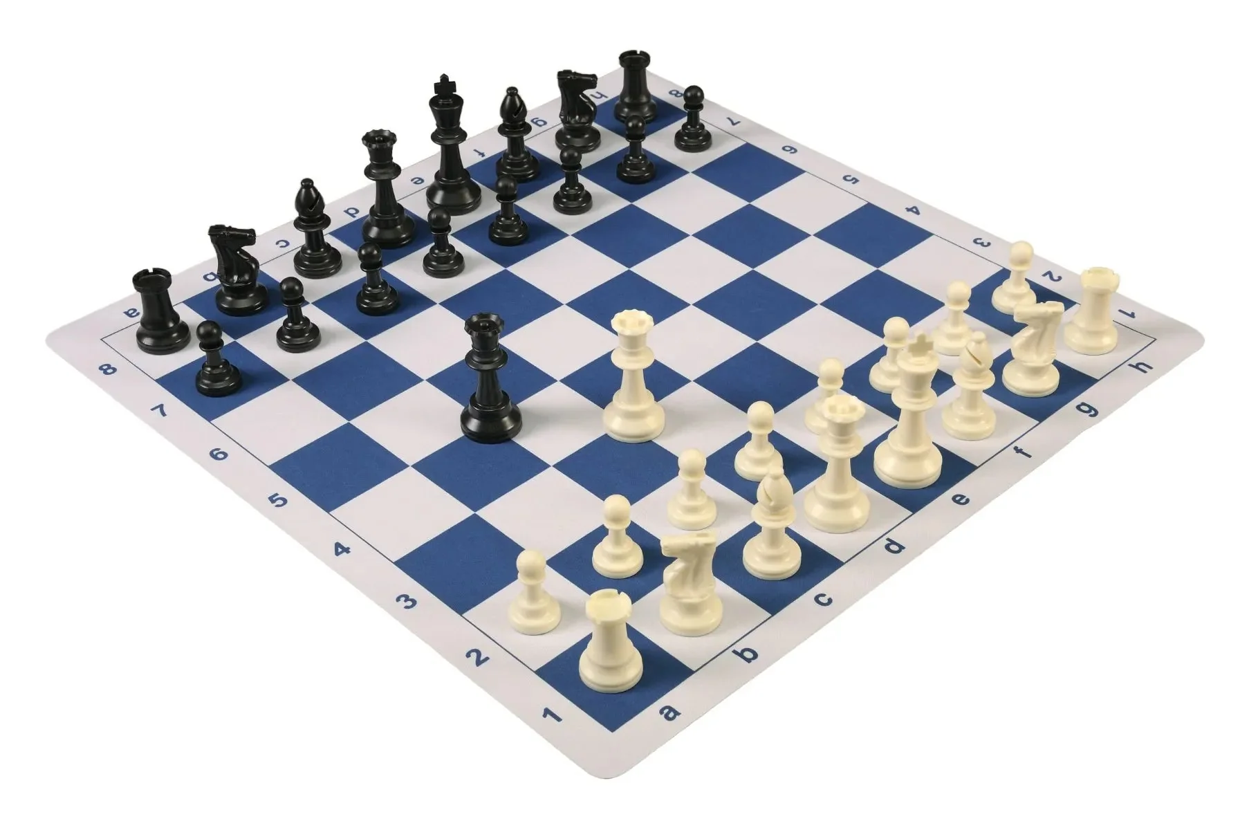 Regulation Tournament Chess Pieces and Mousepad Board Combo - Single Weighted - Image 3