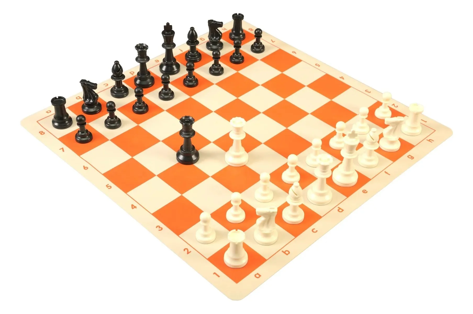 Regulation Tournament Chess Pieces and Silicone Chess Board Combo - Triple Weighted - Image 10