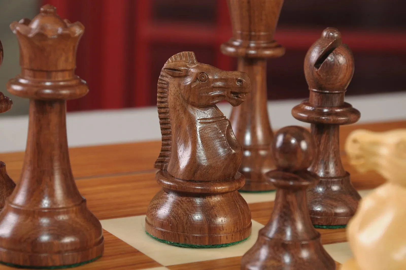 The Reproduction of the 1939 Olimpico Series Chess Pieces - 3.75" King - Image 8