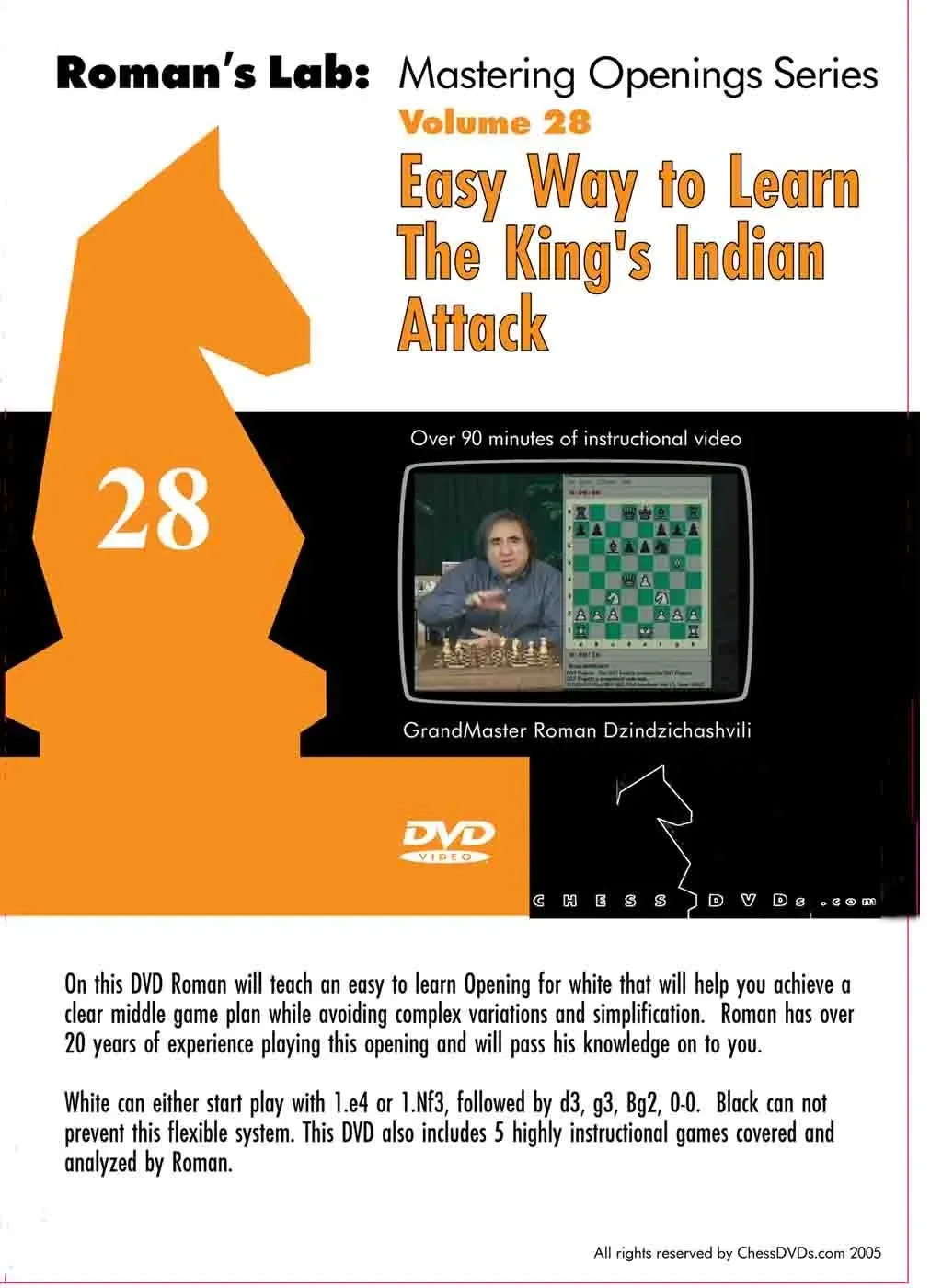 ROMAN'S LAB - VOLUME 28 - The Easy Way to Learn the King's Indian Attack