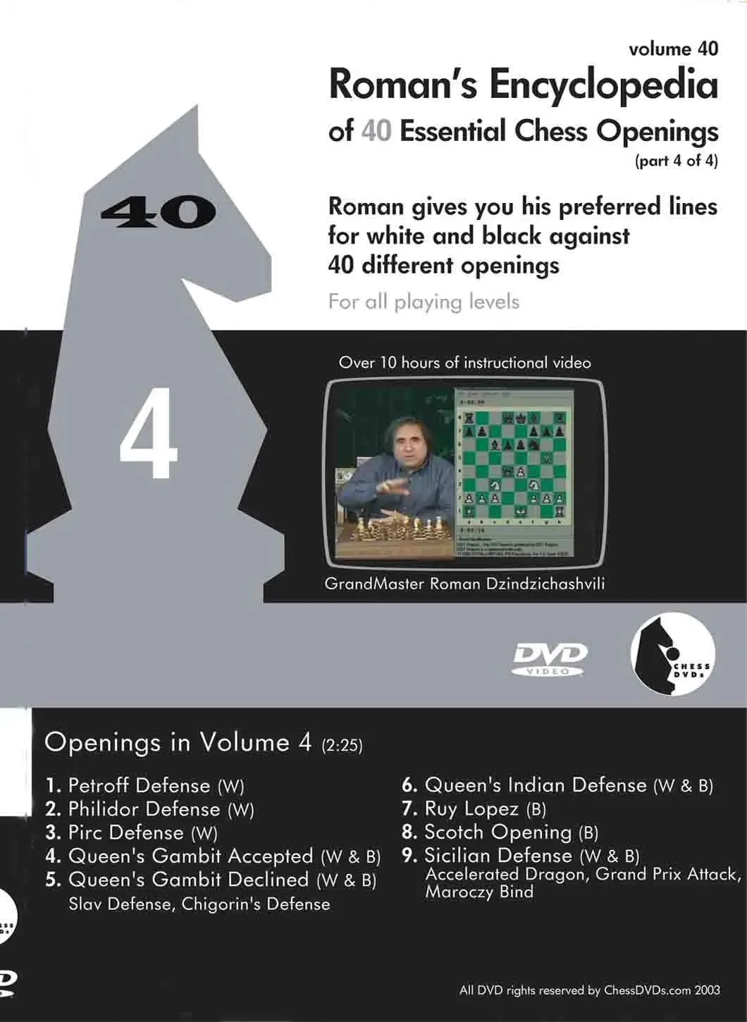 ROMAN'S LAB - VOLUME 40 - Encyclopedia of Chess Openings - PART 4