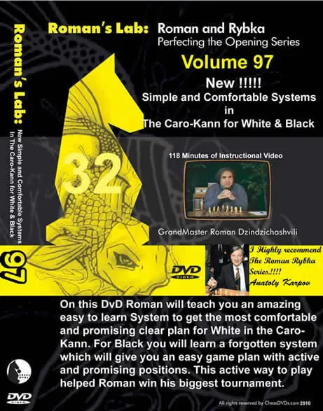 ROMAN'S LAB - VOLUME 97 - Simple and Comfortable Systems in the Caro-Kann for White and Black