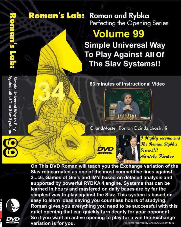 ROMAN'S LAB - VOLUME 99 - Simple Universal Way To Play Against All the Slav Systems