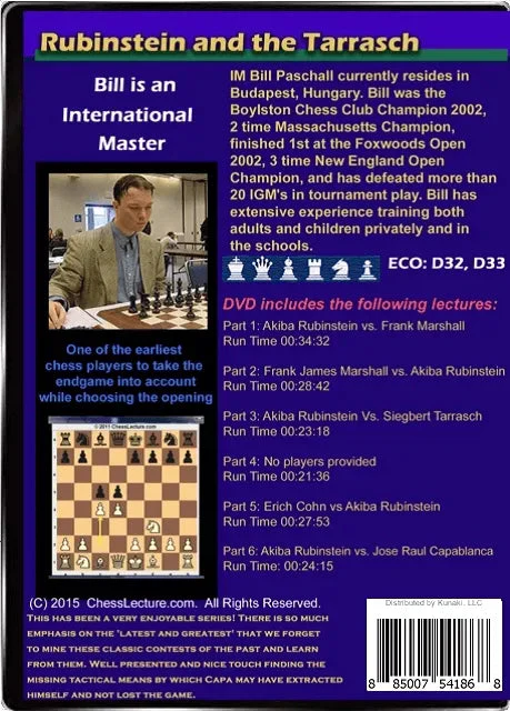 Rubinstein and the Tarrasch - Chess Lecture - Volume 122 - Image 2