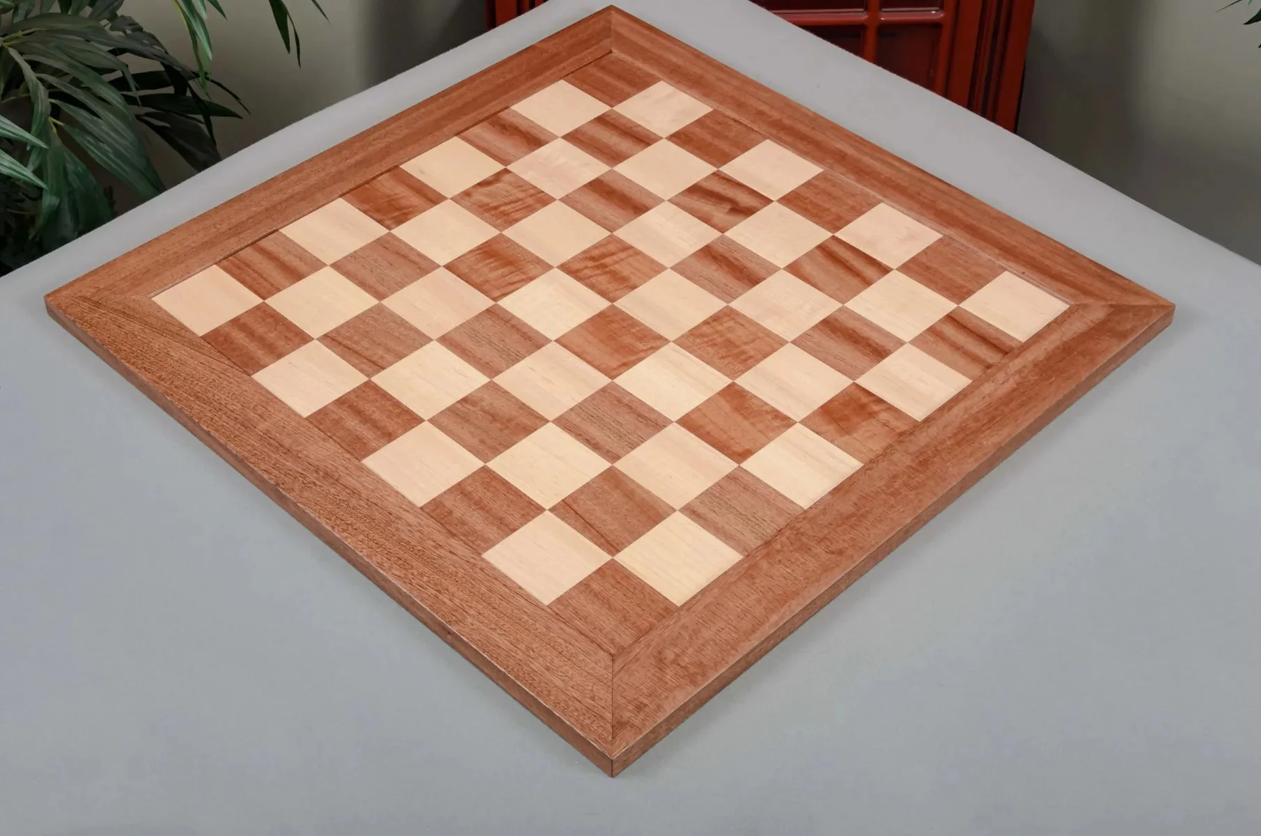 Sapele and Maple Signature Traditional Chess Board