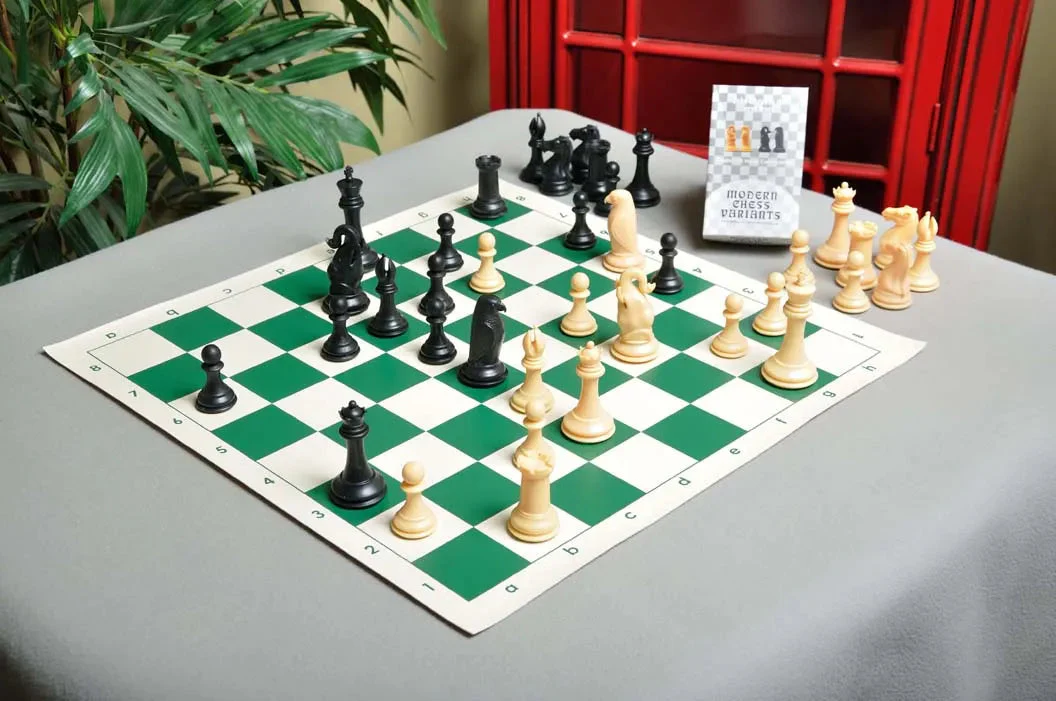 The Collector Series Plastic Chess Pieces - 3.75" King - Black & Natural
