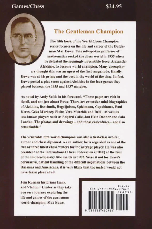SHOPWORN - Max Euwe - Fifth World Chess Champion - Image 2