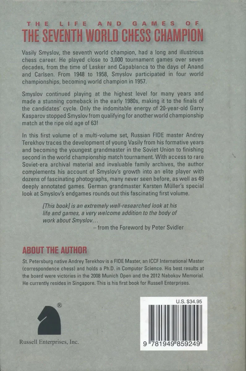 SHOPWORN - The Life & Games of Vasily Smyslov - VOL 1 - Image 2