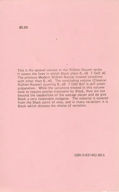 CLEARANCE - Sicilian Richter-Rauzer With A6 - Image 2