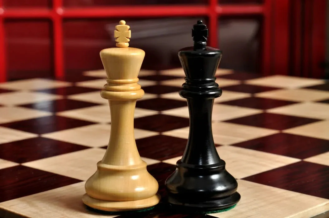 PRE-ORDER - Signature Contemporary II Chess Board - African Palisander / Curly Maple - 2.5" Squares - Image 5