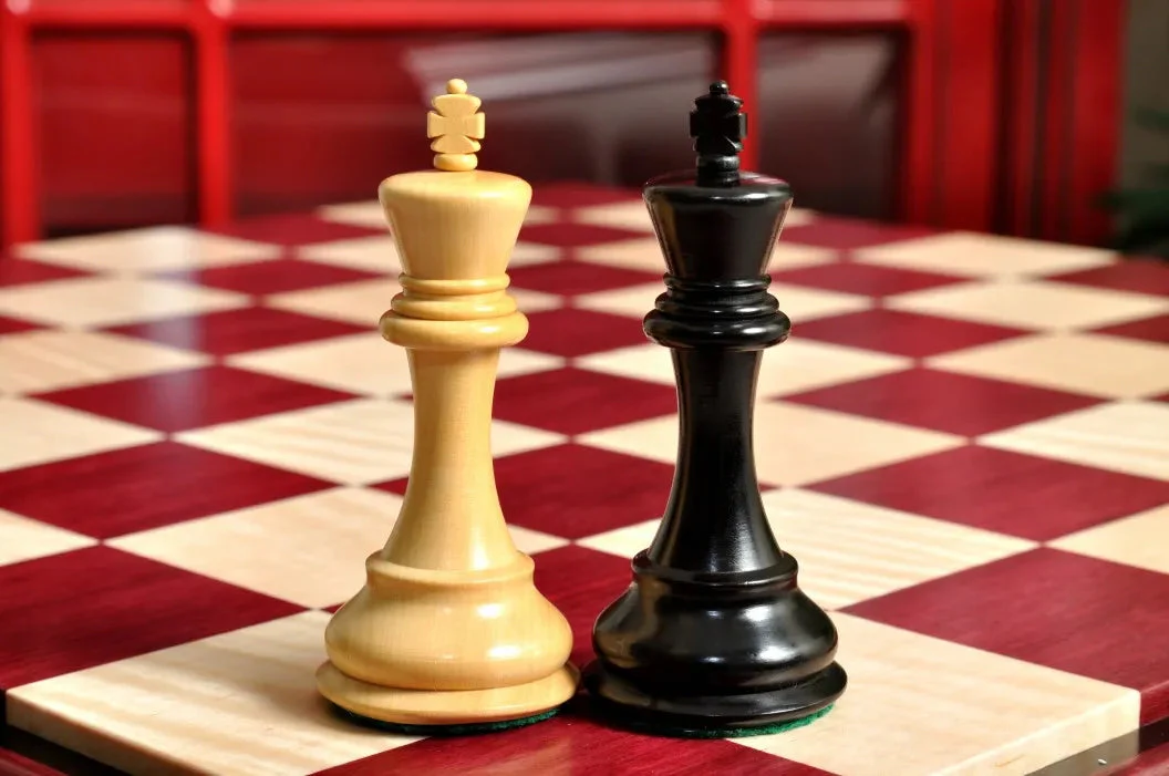 PRE-ORDER - Signature Contemporary II Chess Board - Purpleheart / Curly Maple - 2.5" Squares - Image 5