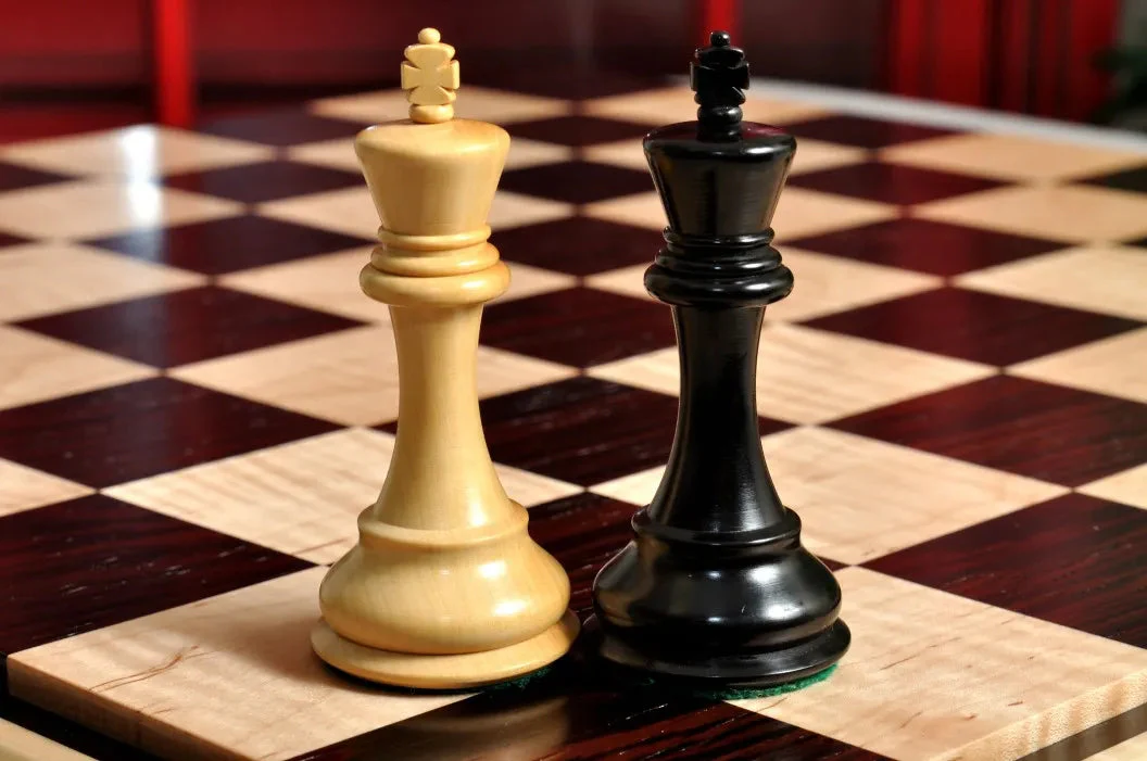 PRE-ORDER - Signature Contemporary II Chess Board - Curly Maple / African Palisander - 2.5" Squares - Image 5