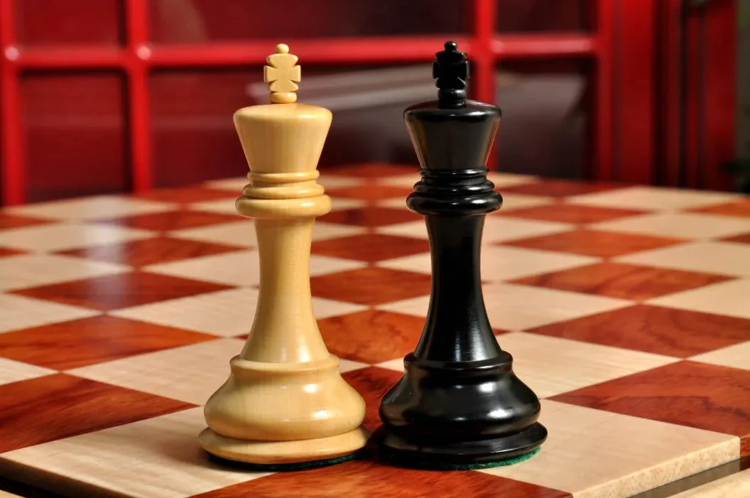 PRE-ORDER - Signature Contemporary II Chess Board - Curly Maple / Pomelle Bubinga - 2.5" Squares - Image 5
