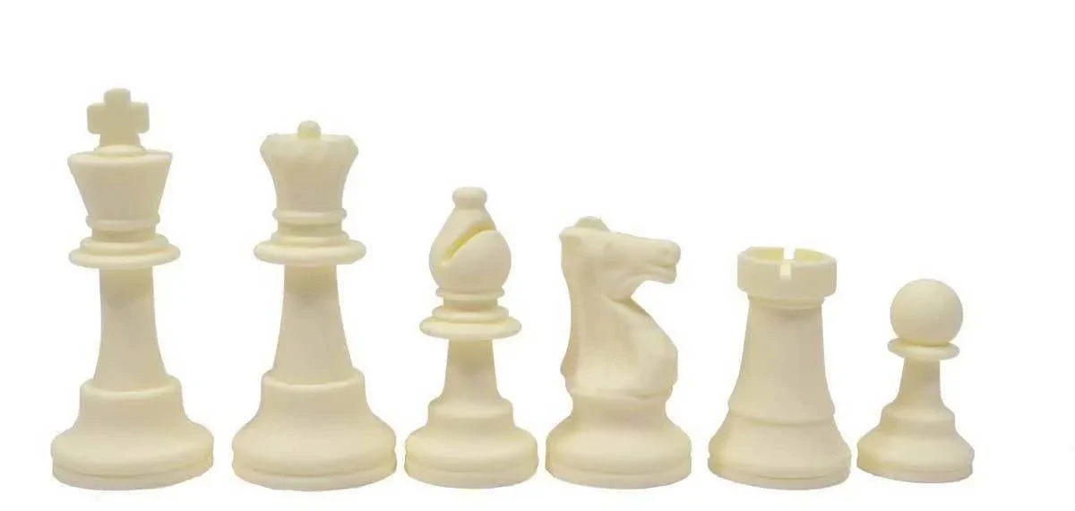 Silicone Chess Pieces - White