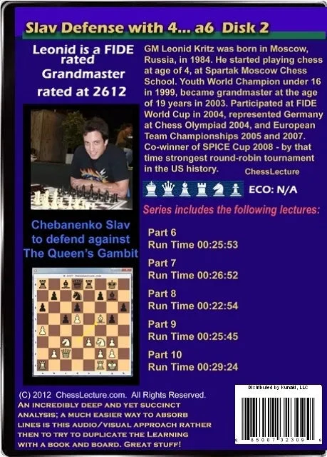 E-DVD Slav Defense with 4... a6 - Chess Lecture - Volume 39 - Image 4