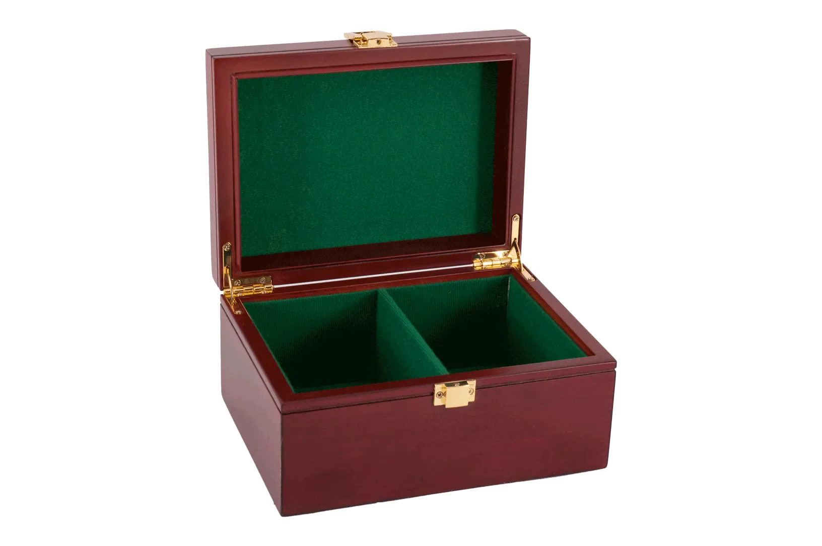 Small Red Burl Premium Chess Box - Image 3