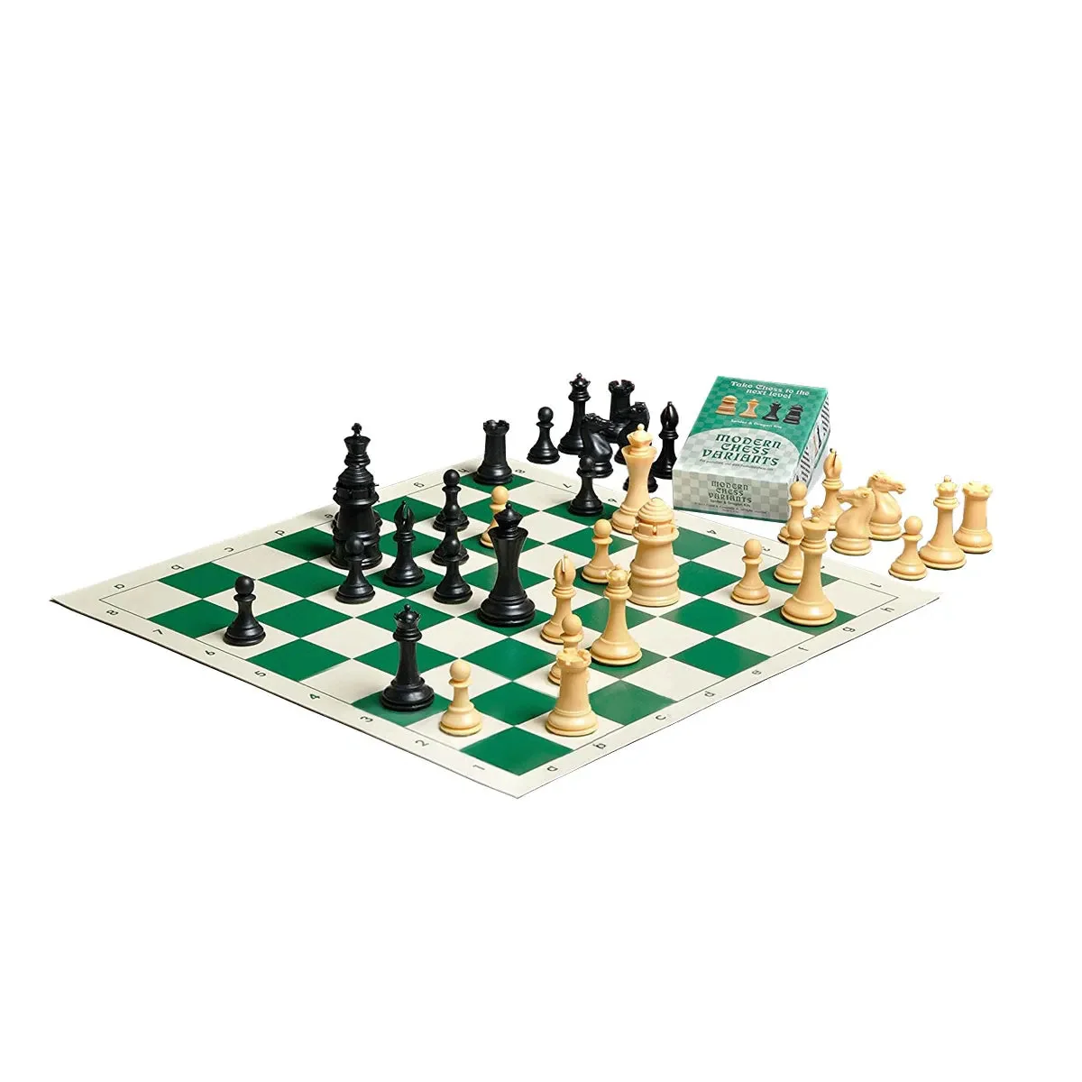 The Collector Series Plastic Chess Pieces - 3.75" King - Black & Natural - Image 4