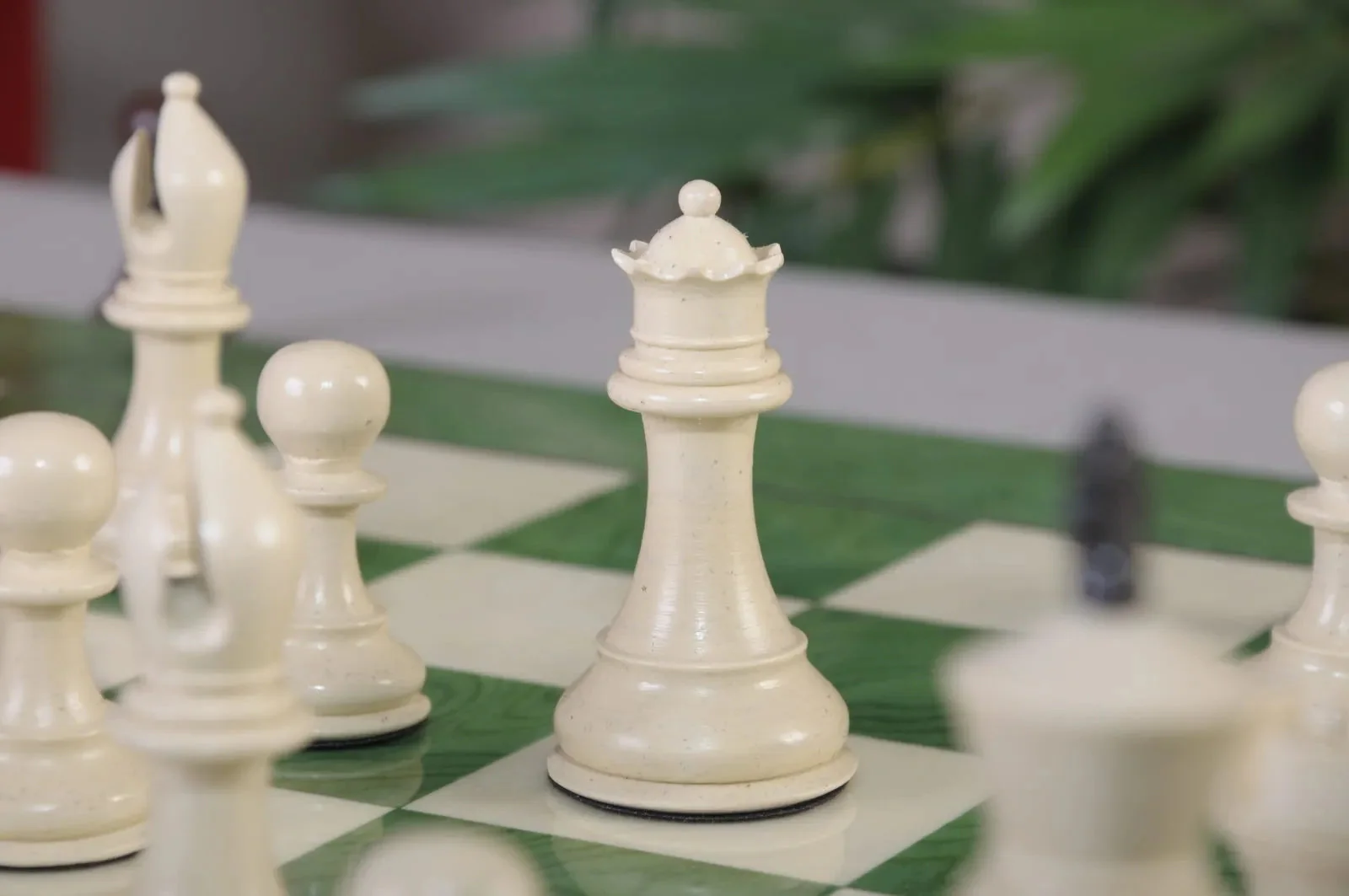 Staunton Themed Chess Pieces - Brown & Natural - Image 2