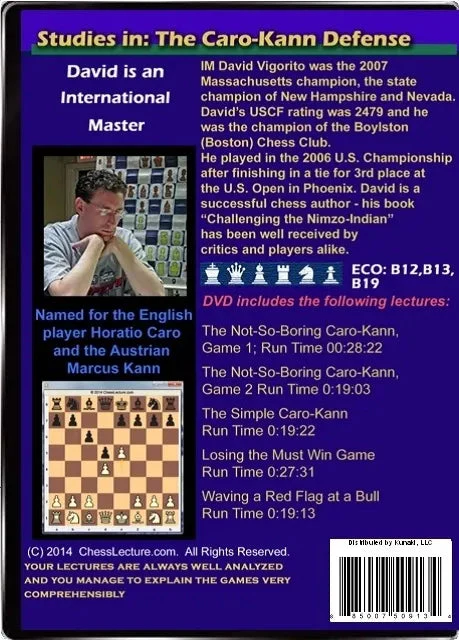 E-DVD Studies in the Caro Kann Defense - Chess Lecture - Volume 101 - Image 2