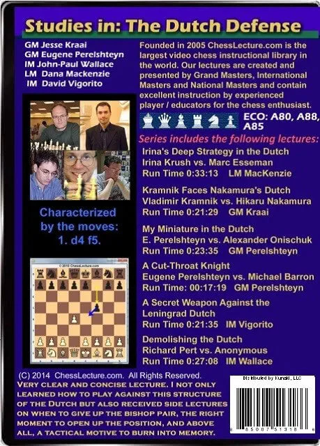 Studies in the Dutch Defense - Chess Lecture - Volume 106 - Image 2