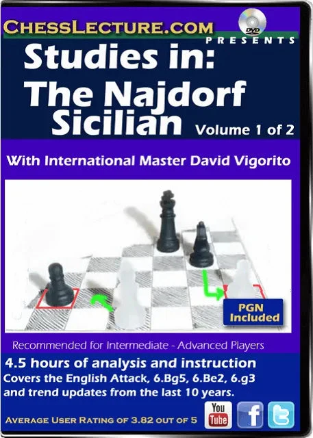 Studies in: The Najdorf Sicilian - 2 DVDs - Chess Lecture - Volume 130