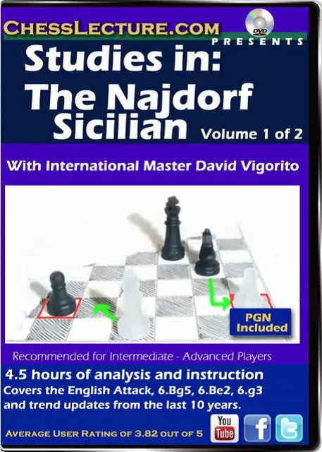 E-DVD Studies in: The Najdorf Sicilian - 2 DVDs - Chess Lecture - Volume 130 - Image 2