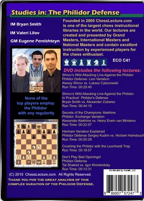 Studies in: The Philidor Defense - Chess Lecture - Volume 140 - Image 2