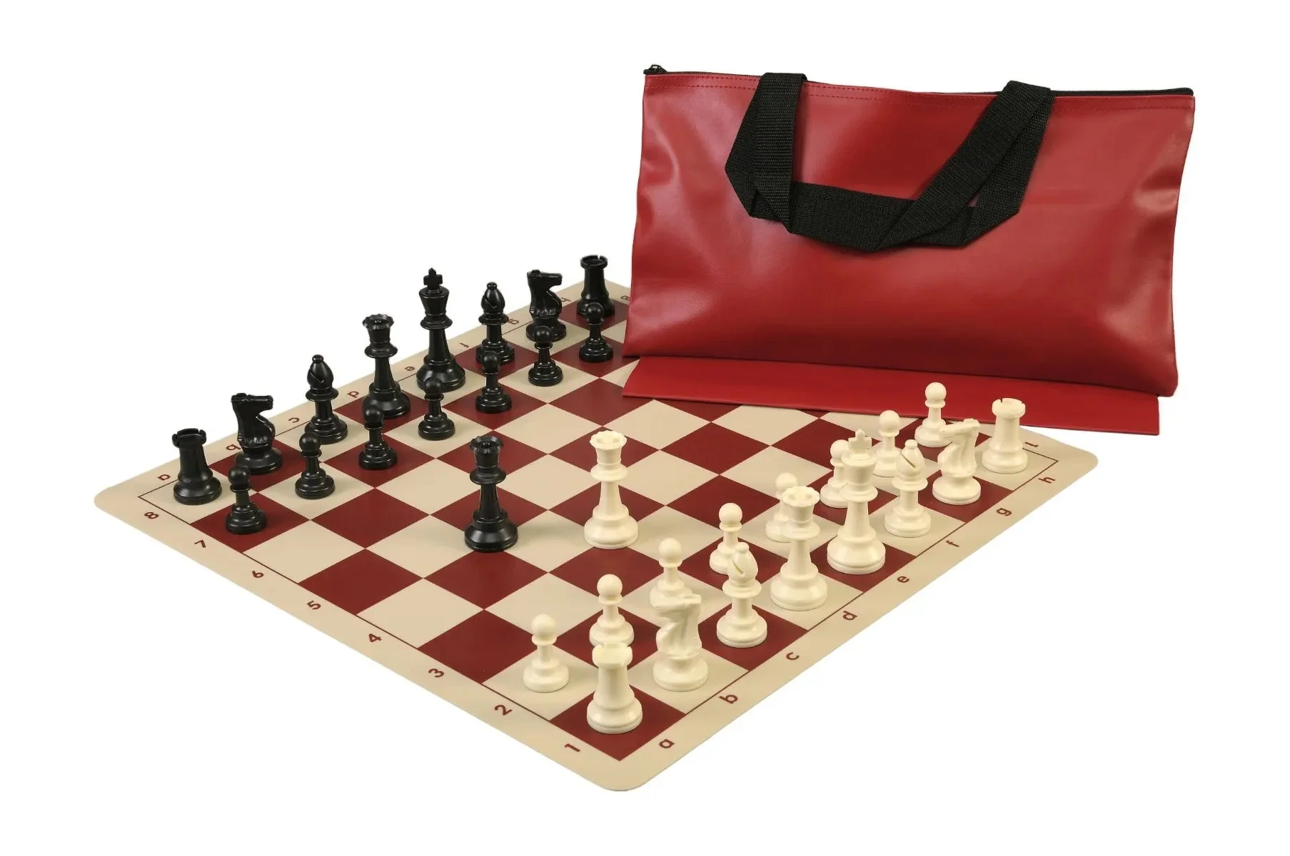Superior Chess Set Combination with Silicone Chess Board - Single Weighted Regulation Pieces | Silicone Chess Board | Superior Bag - Image 5