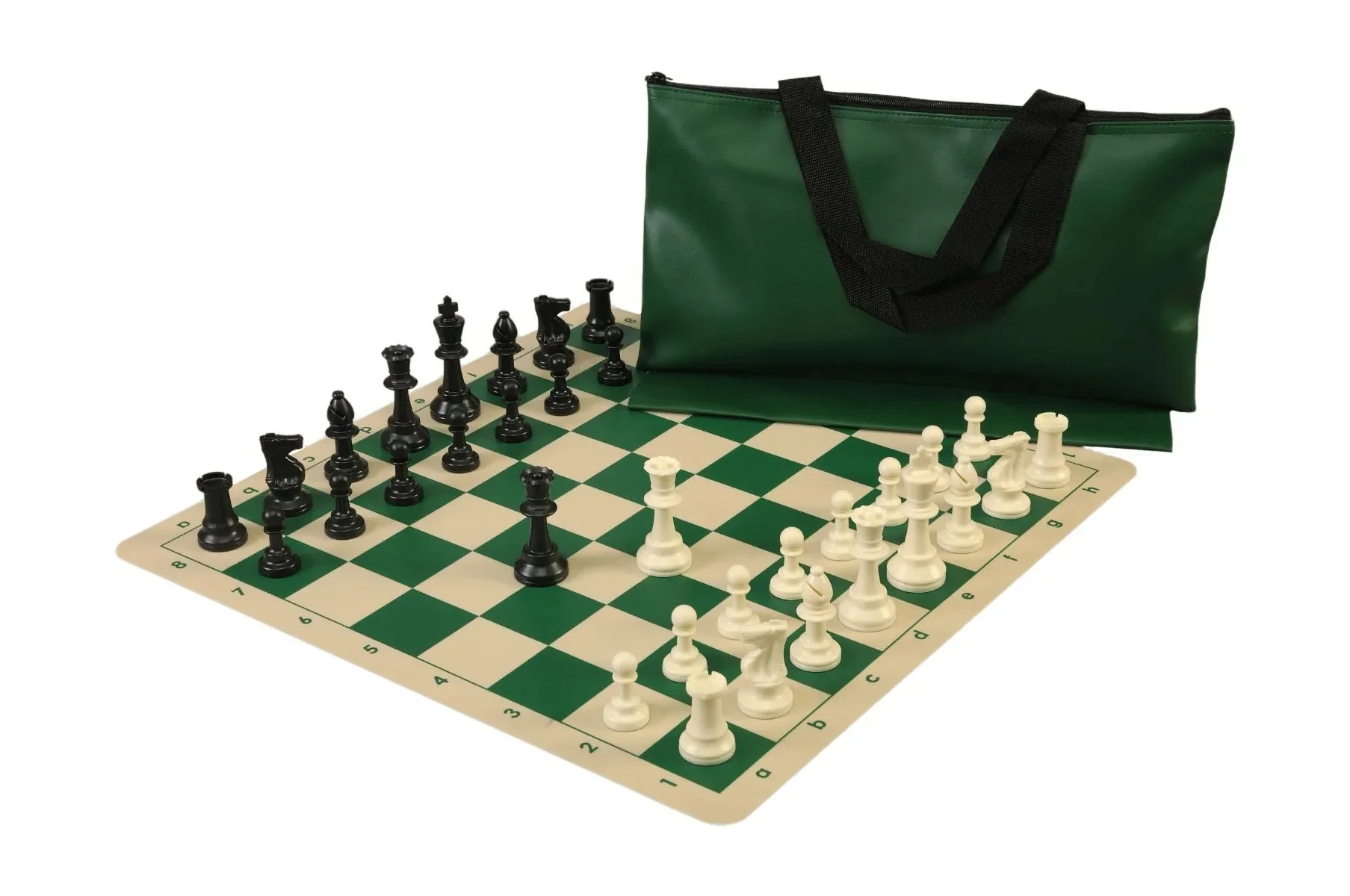 Superior Chess Set Combination with Silicone Chess Board - Triple Weighted Regulation Pieces | Silicone Chess Board | Superior Bag - Image 2