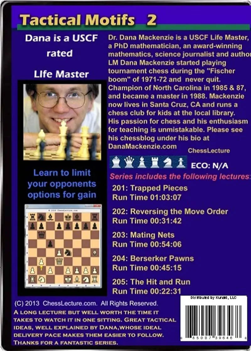 Tactical Motifs 2 - Chess Lecture - Volume 41 - Image 2