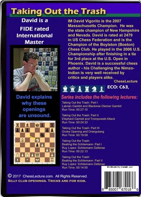 E-DVD Taking Out the Trash - Chess Lecture - Volume 166 - Image 2