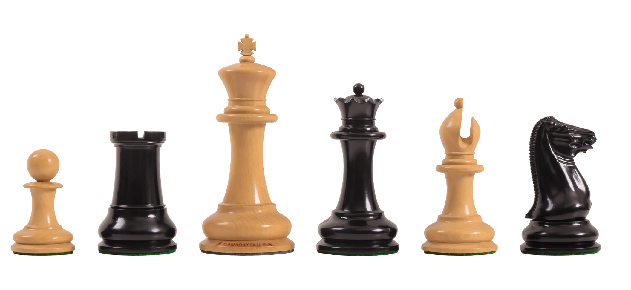 The 1849 Cooke Luxury Chess Pieces - 4.4" King - From the Camaratta Collection