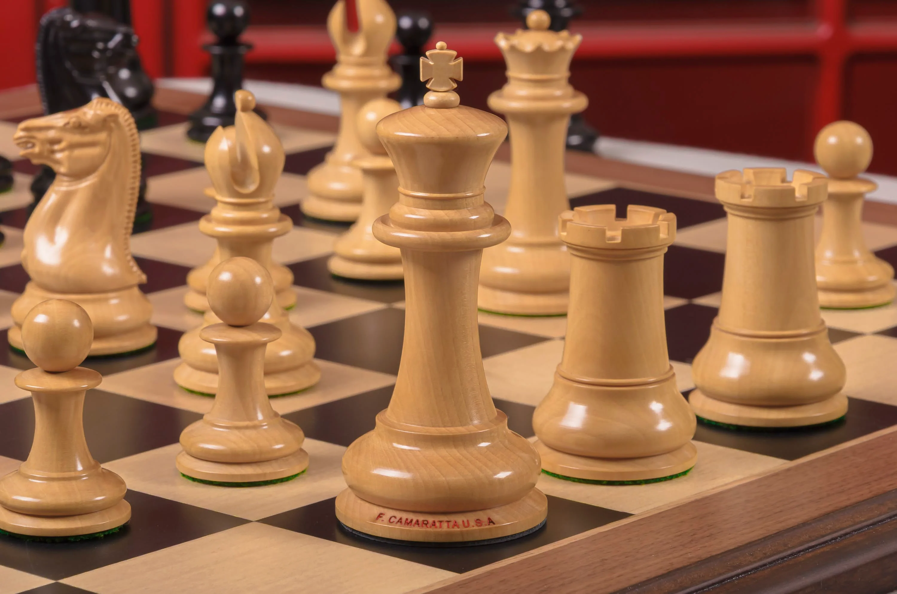 The 1849 Cooke Luxury Chess Pieces - 4.4" King - From the Camaratta Collection - Image 4