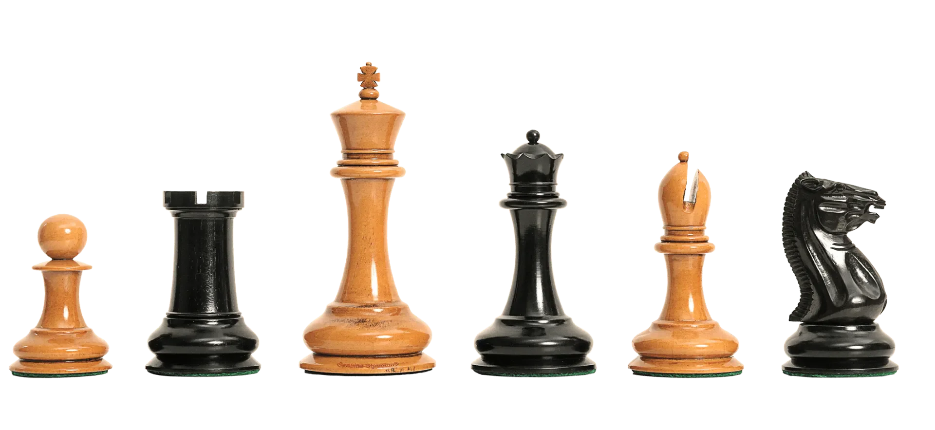 The 1850 Morphy Vintage Series Luxury Chess Pieces - 4.4" King
