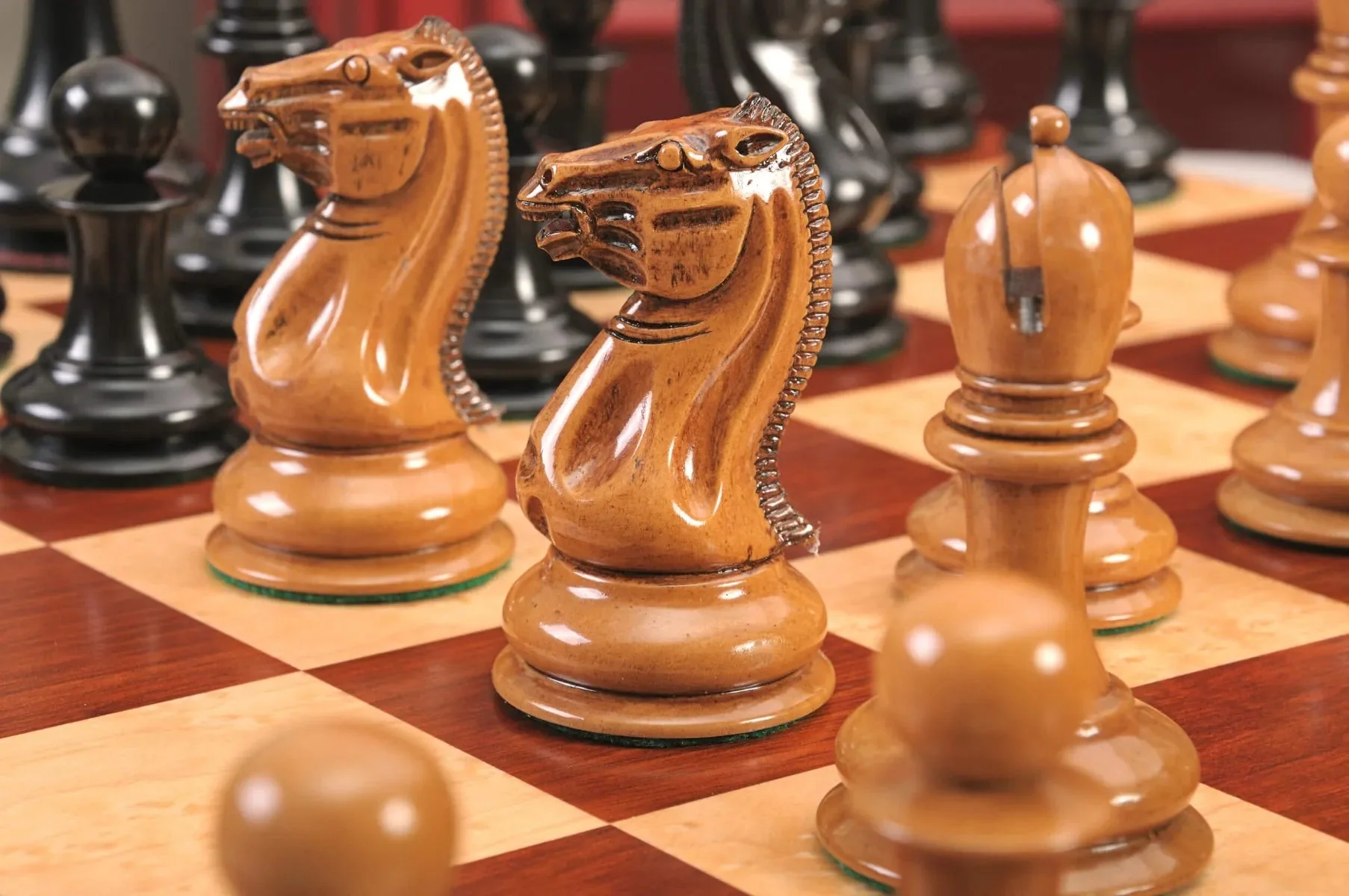 The 1850 Morphy Vintage Series Luxury Chess Pieces - 4.4" King - Image 9